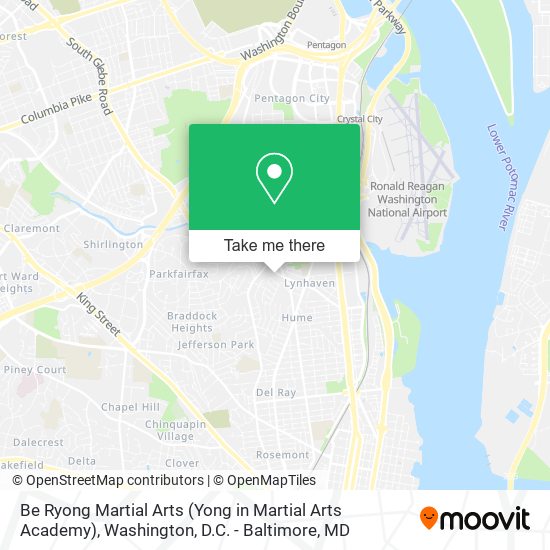 Be Ryong Martial Arts (Yong in Martial Arts Academy) map