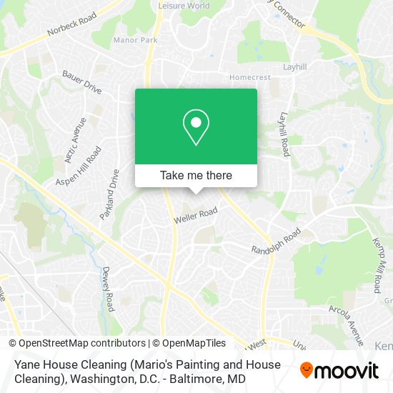 Mapa de Yane House Cleaning (Mario's Painting and House Cleaning)