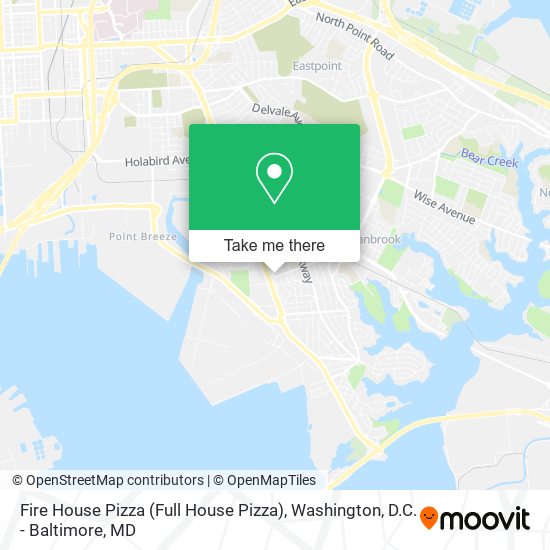 Mapa de Fire House Pizza (Full House Pizza)