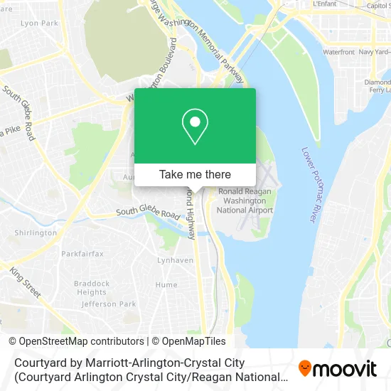 Courtyard by Marriott-Arlington-Crystal City map