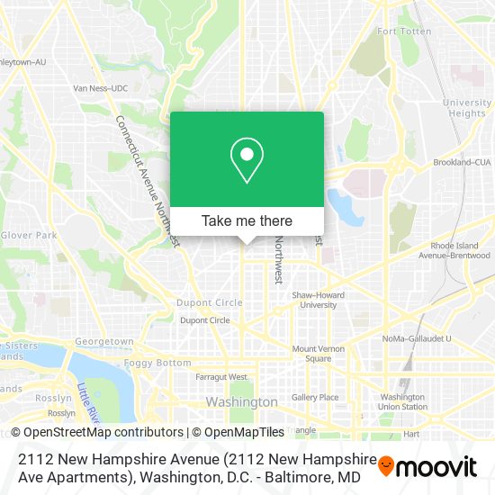 2112 New Hampshire Avenue (2112 New Hampshire Ave Apartments) map