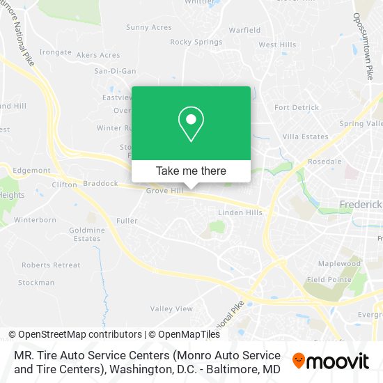 MR. Tire Auto Service Centers (Monro Auto Service and Tire Centers) map