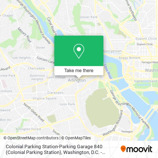 Mapa de Colonial Parking Station-Parking Garage 840