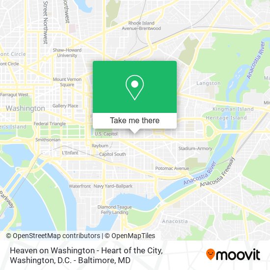 Mapa de Heaven on Washington - Heart of the City