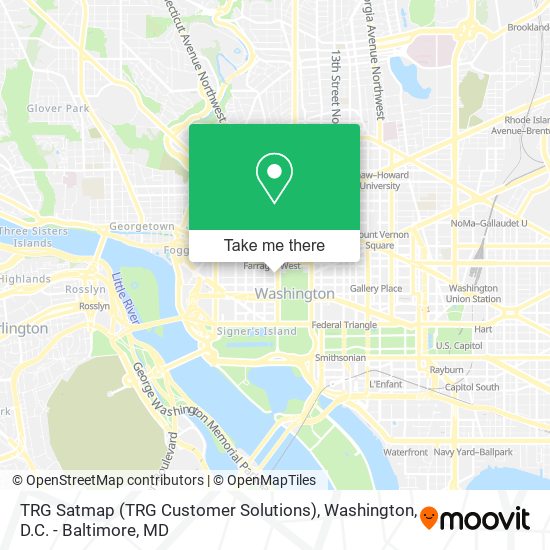 TRG Satmap (TRG Customer Solutions) map