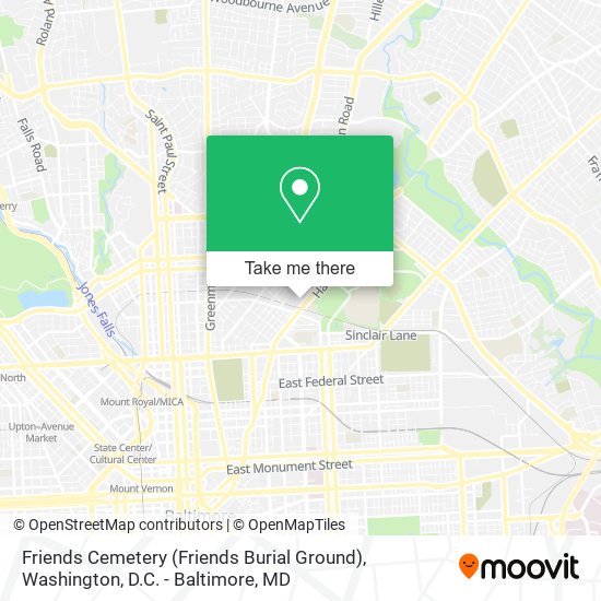 Mapa de Friends Cemetery (Friends Burial Ground)