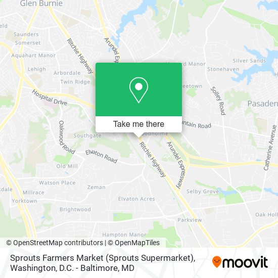 Mapa de Sprouts Farmers Market (Sprouts Supermarket)