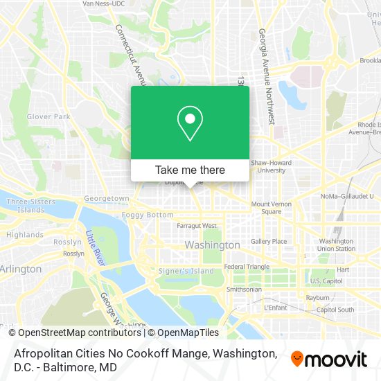 Afropolitan Cities No Cookoff Mange map