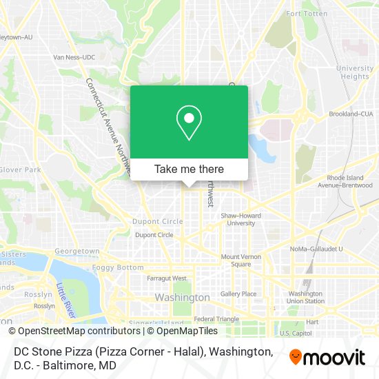 DC Stone Pizza (Pizza Corner - Halal) map