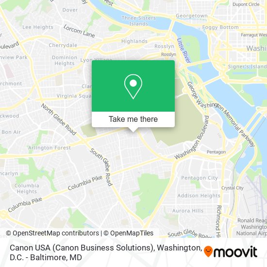 Mapa de Canon USA (Canon Business Solutions)