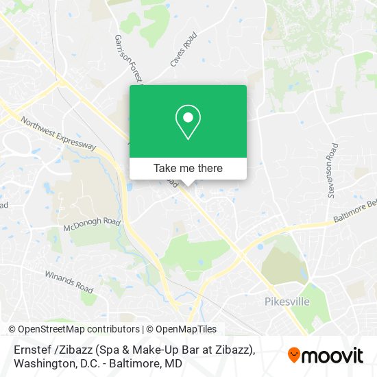 Mapa de Ernstef /Zibazz (Spa & Make-Up Bar at Zibazz)