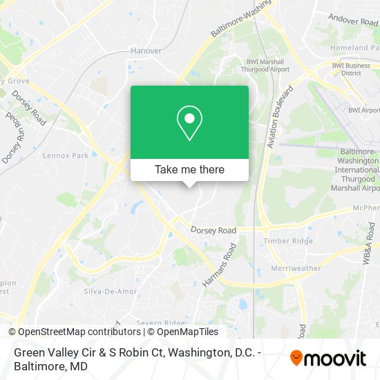 Mapa de Green Valley Cir & S Robin Ct