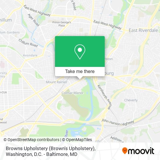 Browns Upholstery (Brown's Upholstery) map