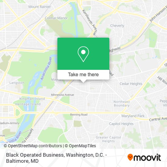 Black Operated Business map