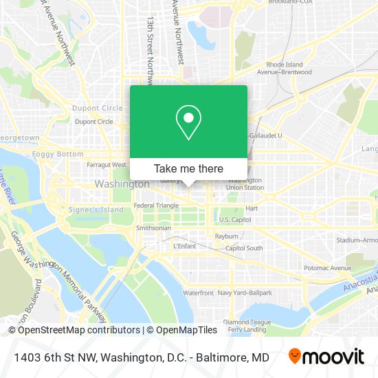 1403 6th St NW map