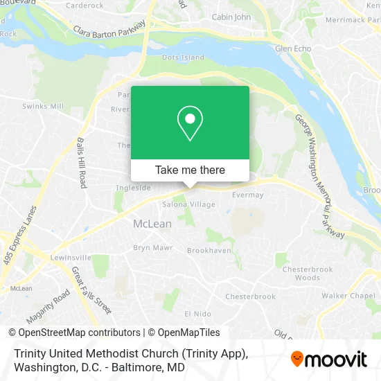 Trinity United Methodist Church (Trinity App) map