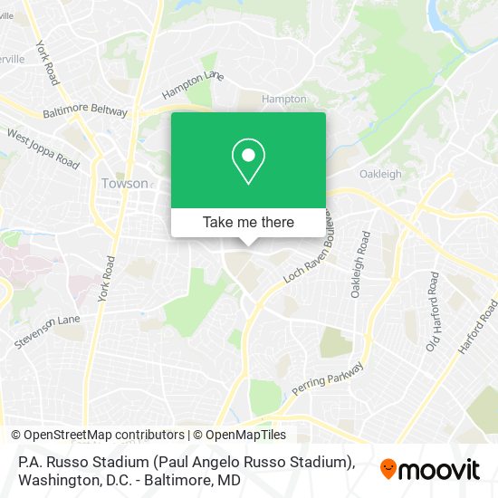 Mapa de P.A. Russo Stadium (Paul Angelo Russo Stadium)