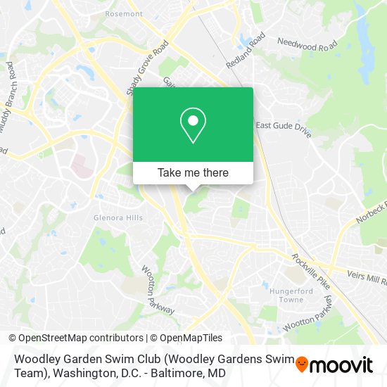 Woodley Garden Swim Club (Woodley Gardens Swim Team) map