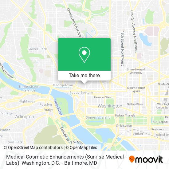 Medical Cosmetic Enhancements (Sunrise Medical Labs) map