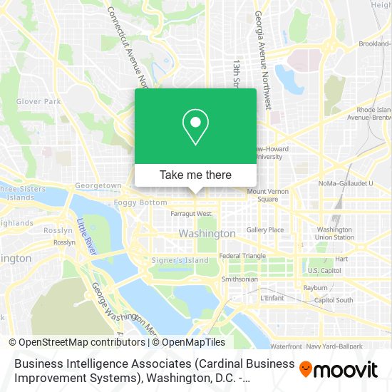 Business Intelligence Associates (Cardinal Business Improvement Systems) map