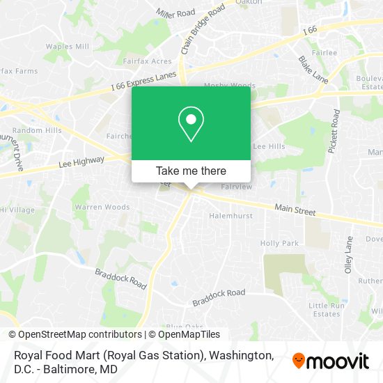 Royal Food Mart (Royal Gas Station) map