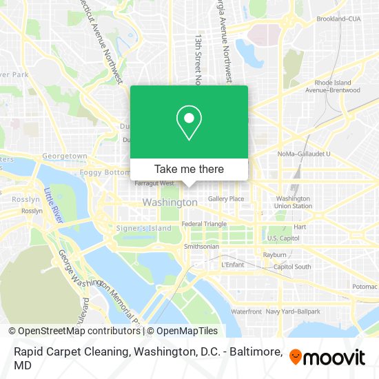 Rapid Carpet Cleaning map