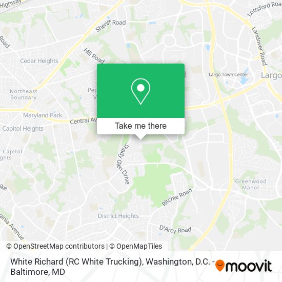 White Richard (RC White Trucking) map