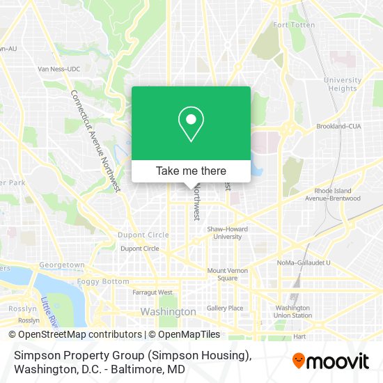 Mapa de Simpson Property Group (Simpson Housing)