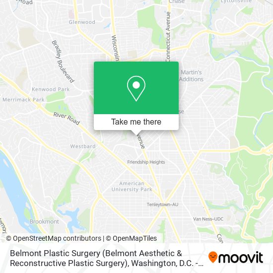 Mapa de Belmont Plastic Surgery (Belmont Aesthetic & Reconstructive Plastic Surgery)