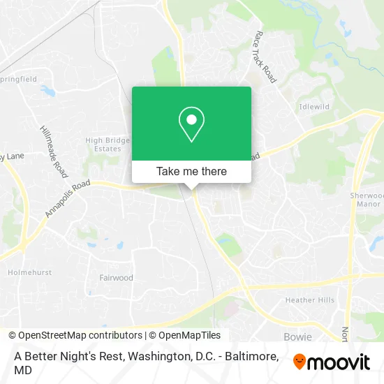 Mapa de A Better Night's Rest