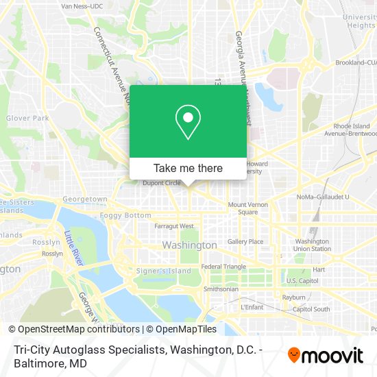 Tri-City Autoglass Specialists map