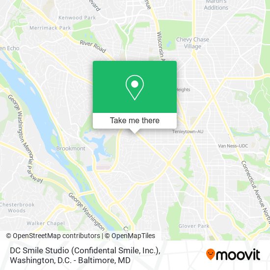 DC Smile Studio (Confidental Smile, Inc.) map