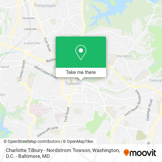 Charlotte Tilbury - Nordstrom Towson map