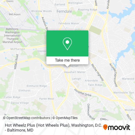 Mapa de Hot Wheelz Plus (Hot Wheels Plus)