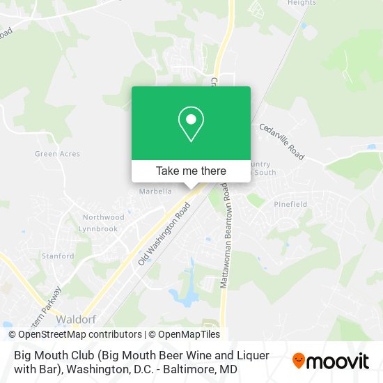 Big Mouth Club (Big Mouth Beer Wine and Liquer with Bar) map