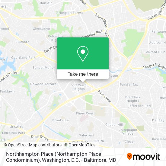 Mapa de Northhampton Place (Northampton Place Condominium)