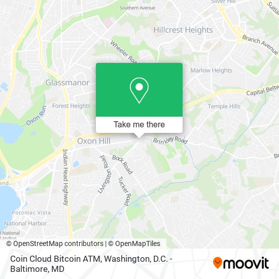 Mapa de Coin Cloud Bitcoin ATM