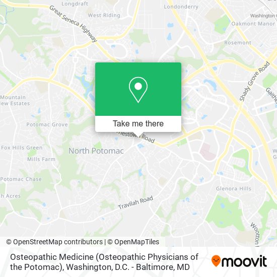 Osteopathic Medicine (Osteopathic Physicians of the Potomac) map