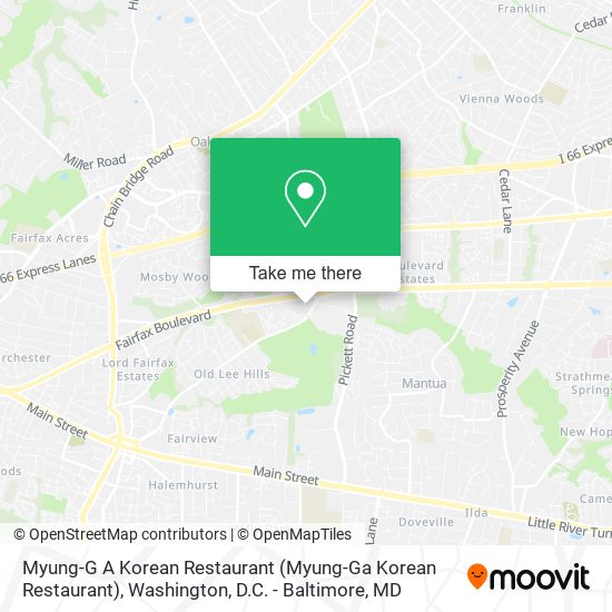 Mapa de Myung-G A Korean Restaurant (Myung-Ga Korean Restaurant)