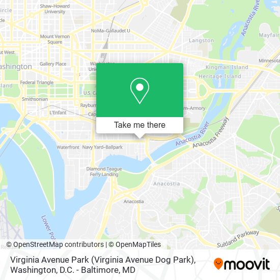 Mapa de Virginia Avenue Park
