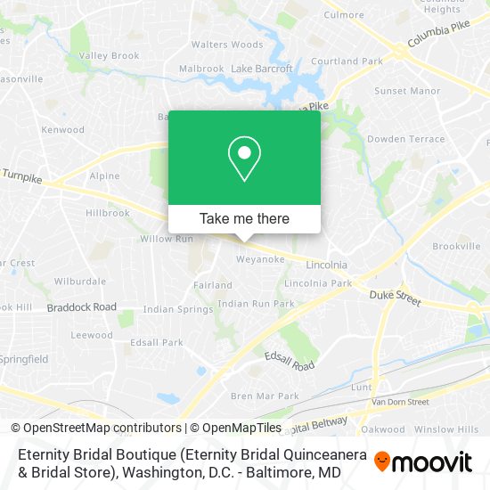 Mapa de Eternity Bridal Boutique (Eternity Bridal Quinceanera & Bridal Store)