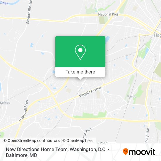 New Directions Home Team map