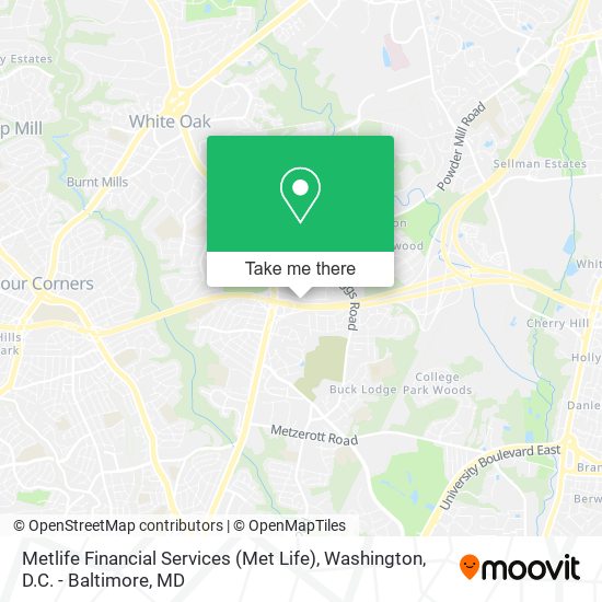 Metlife Financial Services (Met Life) map