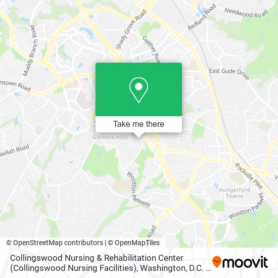 Collingswood Nursing & Rehabilitation Center (Collingswood Nursing Facilities) map