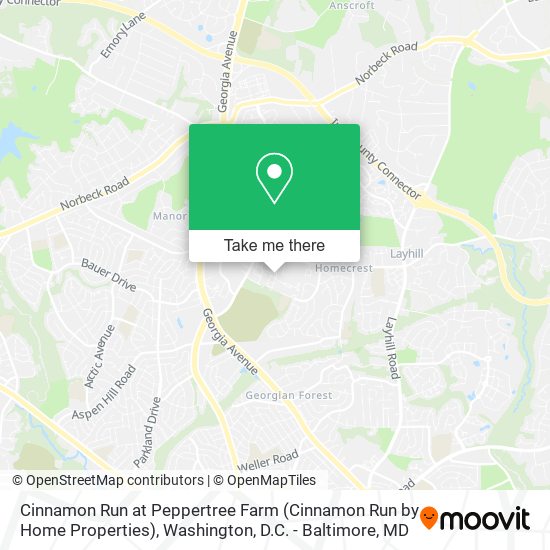 Cinnamon Run at Peppertree Farm (Cinnamon Run by Home Properties) map