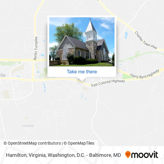 Hamilton, Virginia map