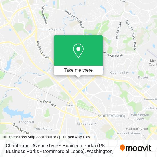 Mapa de Christopher Avenue by PS Business Parks (PS Business Parks - Commercial Lease)