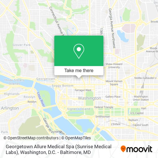 Georgetown Allure Medical Spa (Sunrise Medical Labs) map