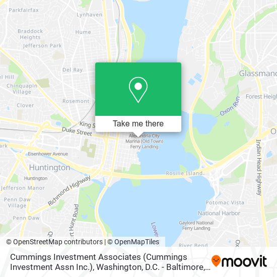 Mapa de Cummings Investment Associates (Cummings Investment Assn Inc.)