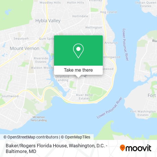 Baker/Rogers Florida House map
